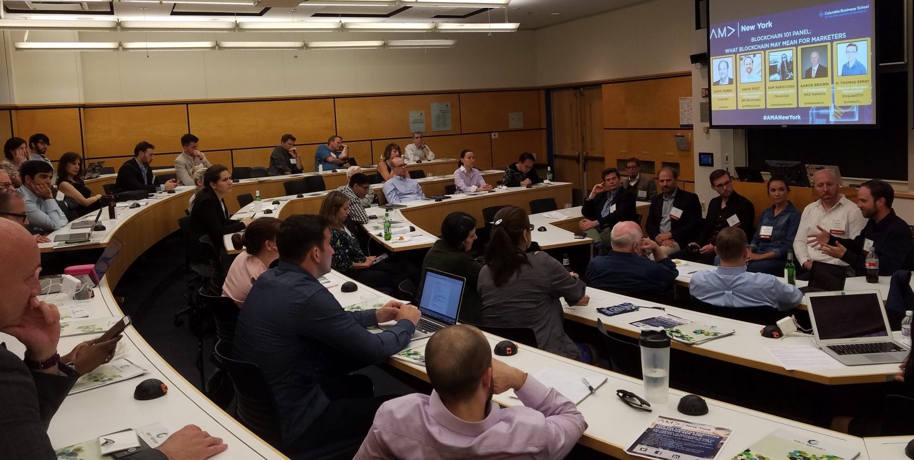 a picture from our dynamic Blockchain 101: What Blockchain May Mean For Marketers panel event