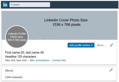 linkedin message attachment size limit