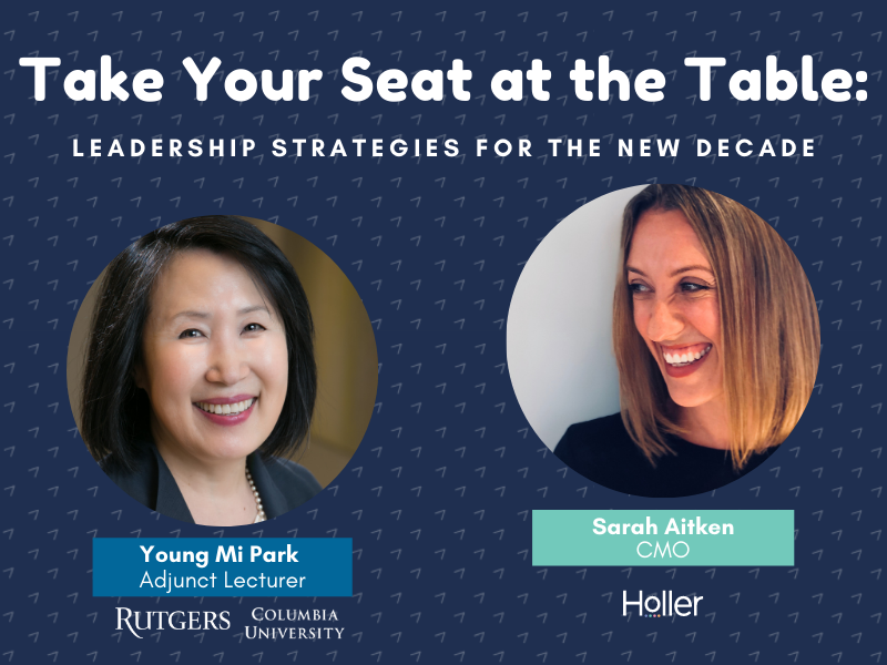 Take Your Seat at the Table: Leadership Strategies for the New Decade