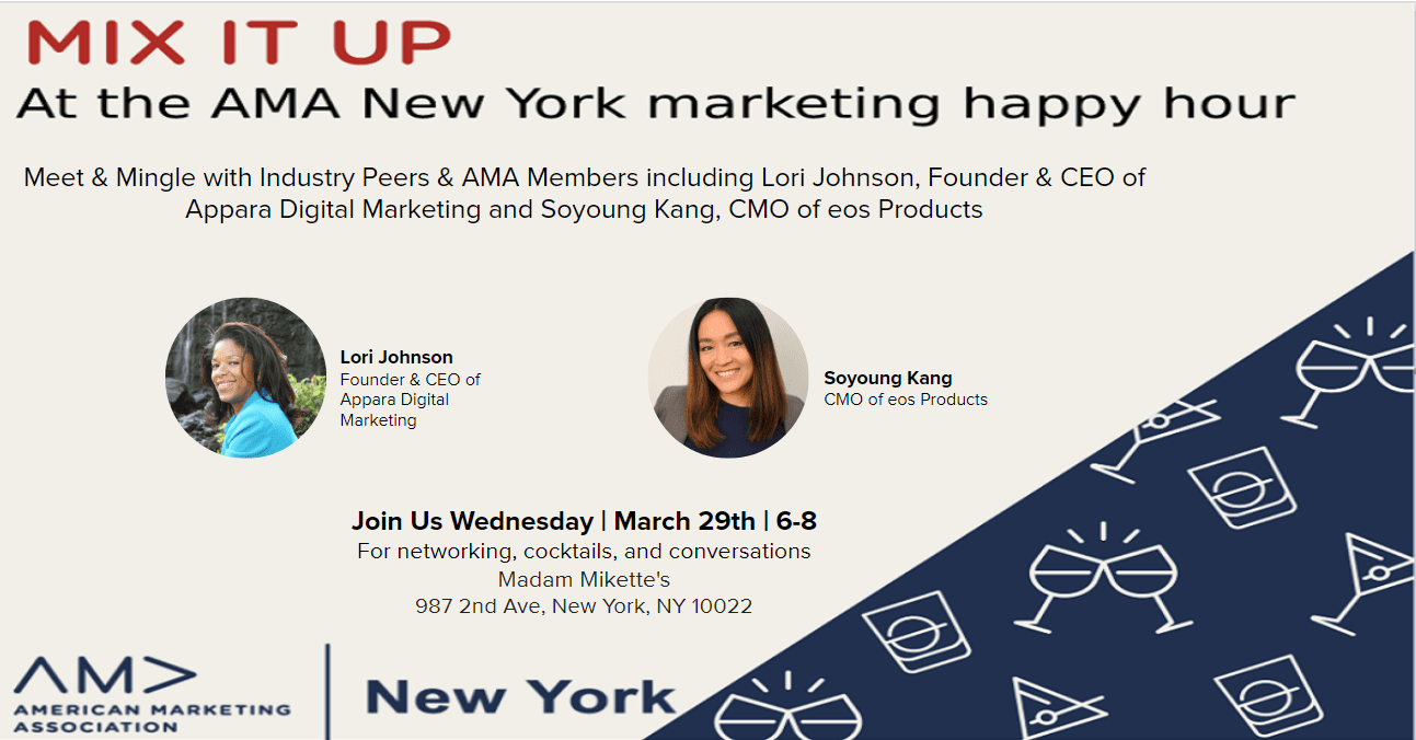 FB and LI Graphic AMA Marketing Happy Hour