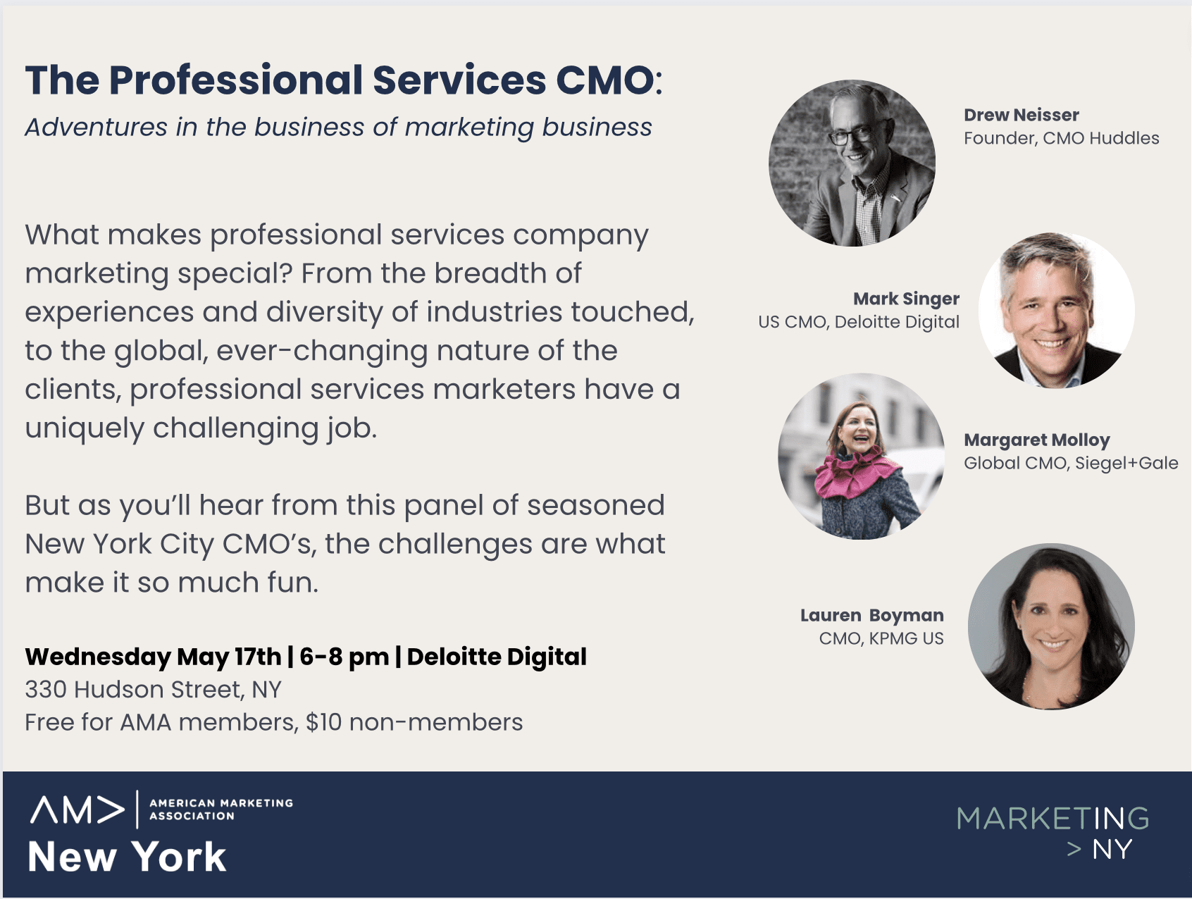 The Professional Services CMO AMA Marketing Happy Hour
