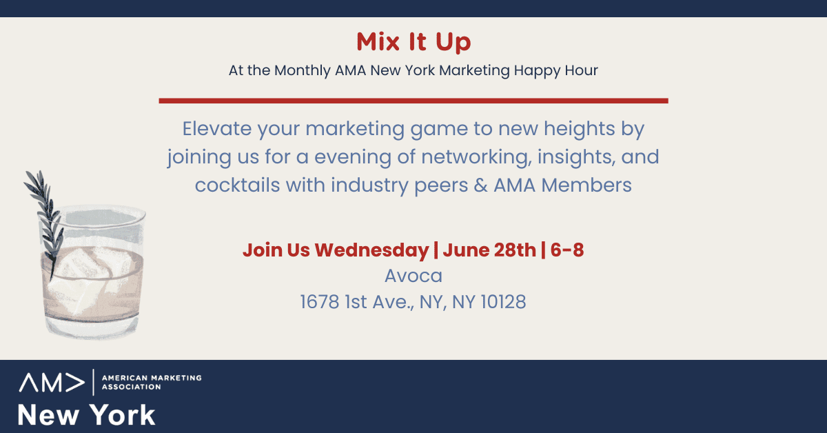 AMA Monthly June Happy Hour AMA Marketing Happy Hour